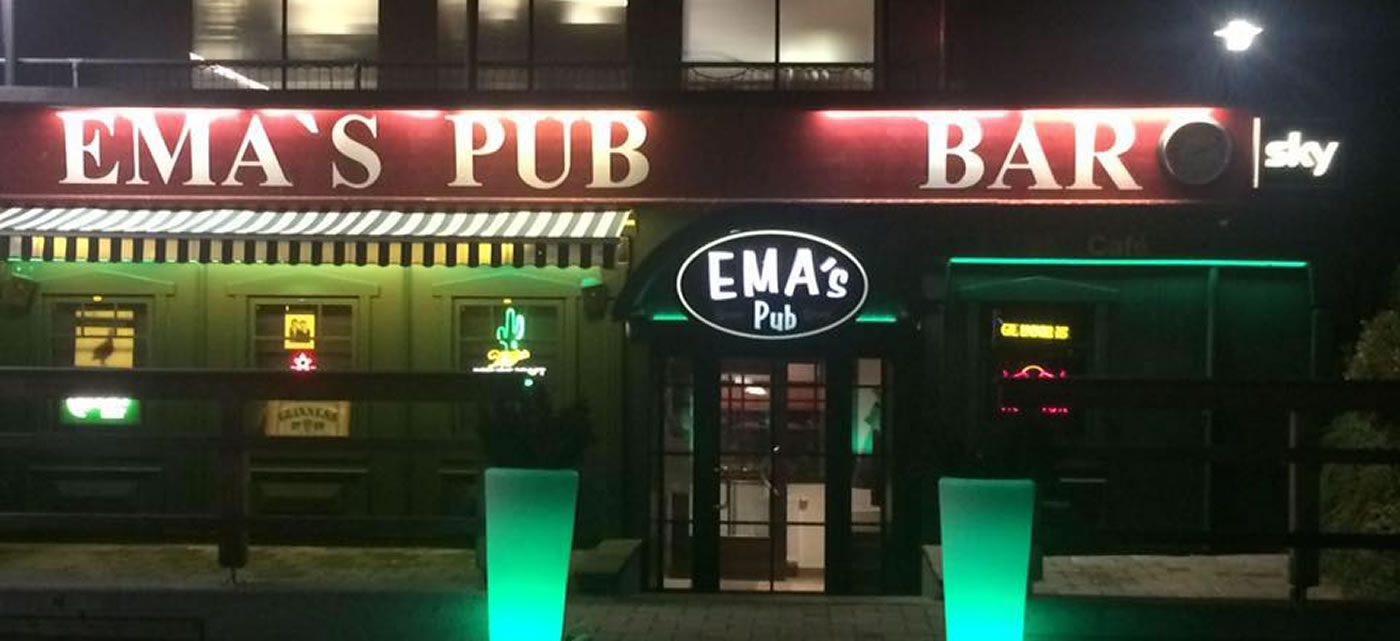 Ema's Pub Flachau - Irish Pub mit Guinness, Live-Musik und Großbild-Fernseher